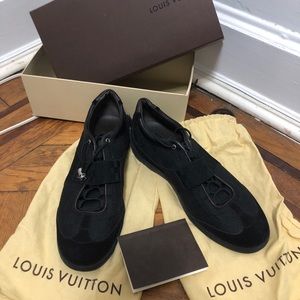 Louis Vuitton Damier Chrono Black Strap Sneakers